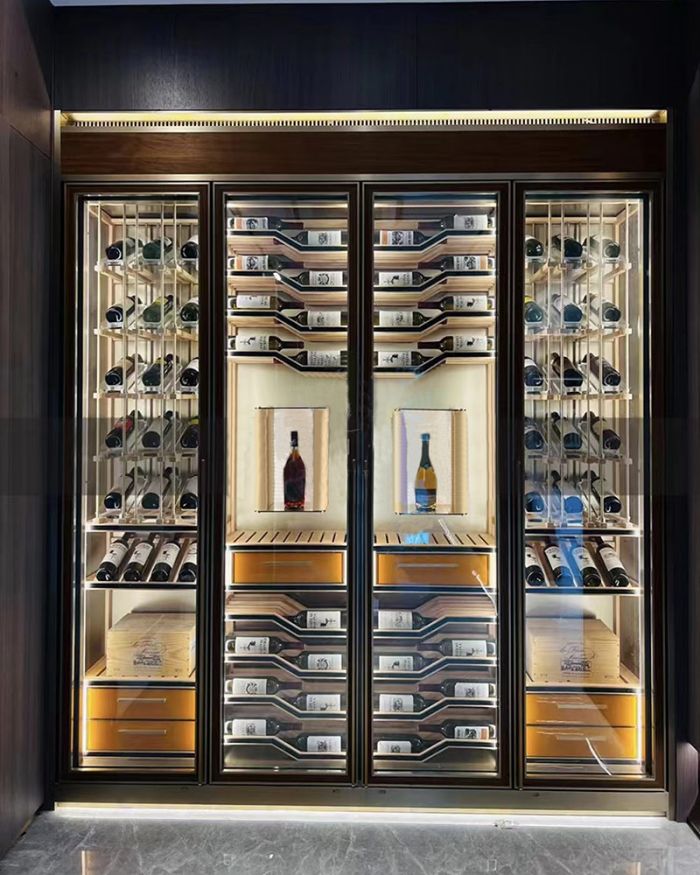 Large Wine Fridge Cabinet