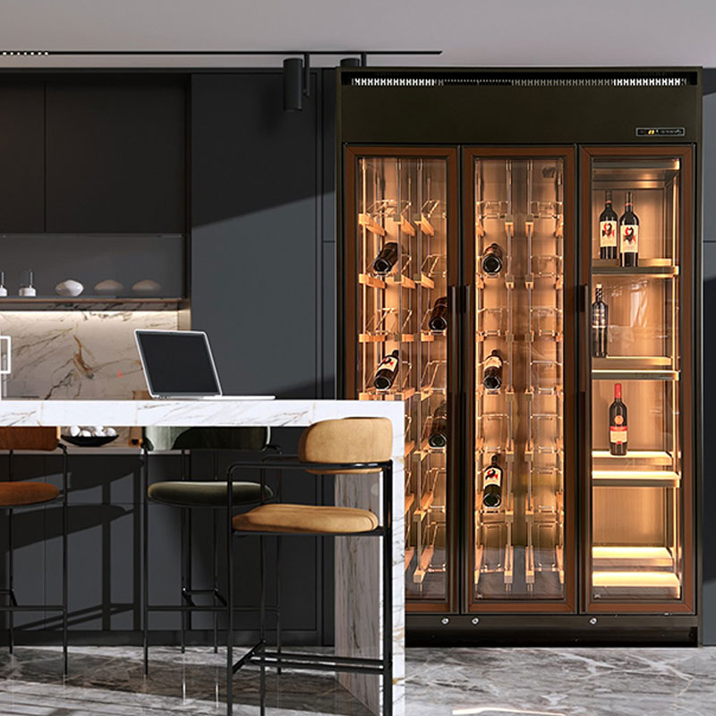 Stainless Steel Wine Cabinets
